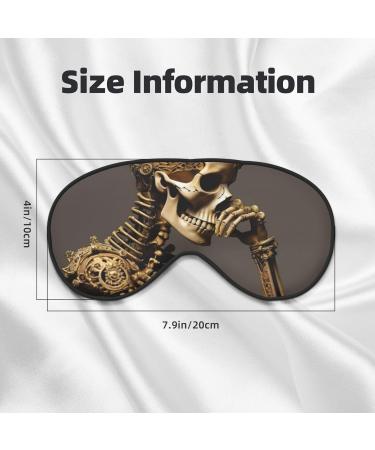 SSIMOO Skeleton Sleep Mask - Adjustable Breathable & Fashionable Eye Mask for Comfortable Sleep | International Shipping - Buy Online on GoSupps.com