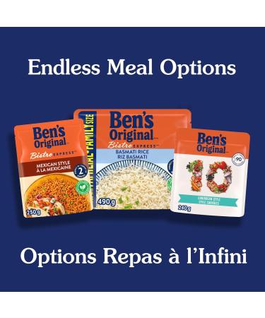 BEN'S ORIGINAL 10 Medley Caribbean Style Whole Grain Barley and Brown Rice Side Dish 240g Pouch Caribbean Style 240g - Buy Online on GoSupps.com