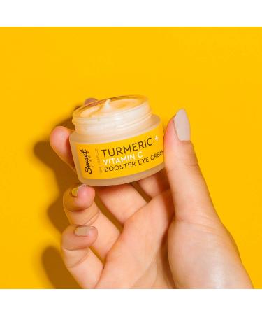 Sweet Chef Turmeric + Vitamin C Booster Eye Cream - Hydrating Gel-Cream for Dark Circles & Puffiness - Sensitive Under-Eye Moisturizer (15ml/0.5oz) - Buy Online on GoSupps.com