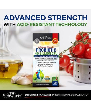 40 Billion CFU Daily Probiotic Supplement (2 Month Supply) Plus Turmeric Curcumin with Black Pepper Extract 1500mg Complex (2 Month Supply) - Buy Online on GoSupps.com