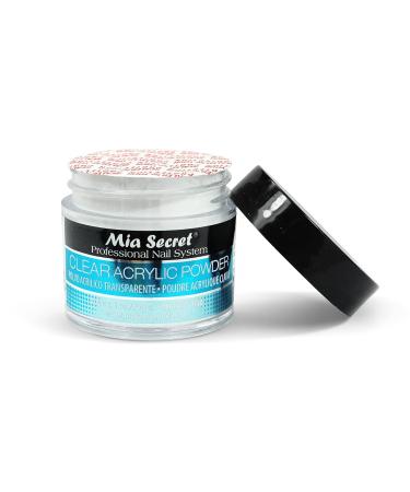 Mia Secret Clear Acrylic Powder (1oz) - Shop Top Quality Nail Supplies for International Shipping - Buy Online on GoSupps.com