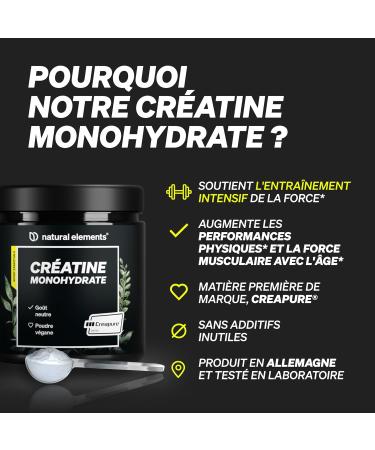 Cr atine Monohydrate Creapure 500g Poudre 100% Pure Augmentation & Force Musculaire 147 Portions Ultra Fine Facteur De Maille 200 Go t Neutre 100% Vegan Sans Additifs Inutiles - Buy Online on GoSupps.com