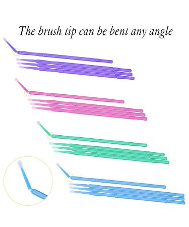 500 PCS Pink 2mm Disposable Micro Applicator Brushes for Eyelash Extensions and Makeup - Gelme Nutri Micro Swabs for Personal Care - Buy Online on GoSupps.com