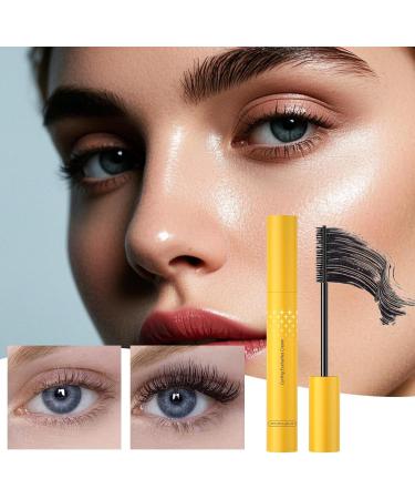 Lengthening Mascara | Volume Eyelashes Mascara Water Resistant Long Lasting Hold 15g | Waterproof Curling Mascara No Makeup Beauty for Women and Young Girls - Buy Online on GoSupps.com