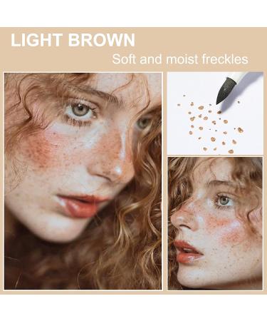 Freckle Pen Artificial Fake Freckles Create Fashionable Natural Freckles Makeup Waterproof Long Lasting Soft Dot Sopt Pen for Face Makeup(Dark Brown and Light Brown ) - Buy Online on GoSupps.com