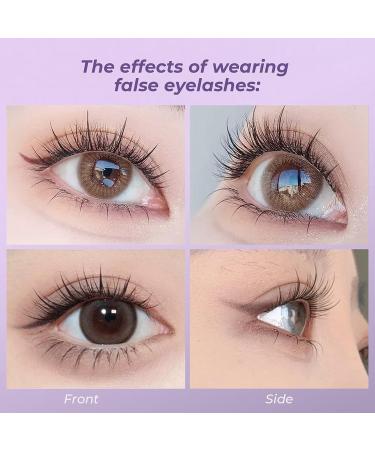 MAEXUS Individual Lash Clusters - 72 Natural Look Extension Clusters for Manga & Anime Wispy Eyelashes - Buy Online on GoSupps.com