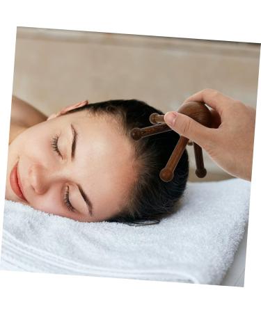 Beavorty 5 STK Wooden Scalp Massage Device - Five Claws Head Massager & Roller Tool for Relaxation - Buy Online on GoSupps.com