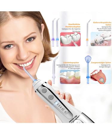 Buy the 2024 Test Winner Mouth Shower | IPX7 Electric Toothbrush & Oral Shower Combo | 39 000 VPM Powerful Cleaning - Buy Online on GoSupps.com