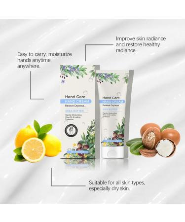 Hand lotion for dry skin 80g of delicate non-greasy moisturizing formula - Hand care lotion for women and men for cracked skin hydration  - Buy Online on GoSupps.com