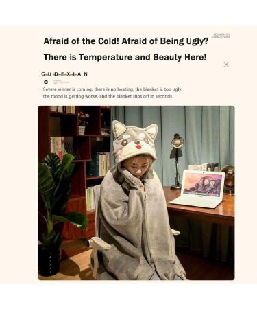 Cuddly Blanket with Sleeves Warm & Cozy Wearable Throw for Adults | Perfect Gift for Women & Kids | #1 Soft Blanket - Buy Online on GoSupps.com