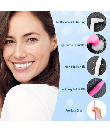 Interdental Toothbrush Set - Soft Fragrant Brushes for Orthodontic Care (2 Pack White/Pink) - Buy Online on GoSupps.com