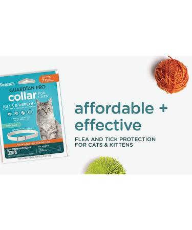 Sergeant's Guardian Pro Flea & Tick Cat Collar - 1 Count - Buy Online on GoSupps.com