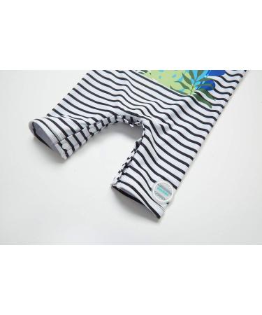 BONVERANO Baby Boys Swimsuit | Toddler Bathing Suit UPF 50+ Sun Protection | Dinosaur Stripe | 2-3 Years - Buy Online on GoSupps.com