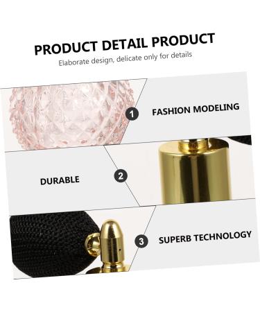 MAGICLULU 2 Sets Perfume Bottle Spray for Perfume Clear Light Bulbs Refillable Perfume Fancy Light Bulbs Fine Perfume Pump Sprayer Portable Light Bulb Glass Cosmetic Empty Bottle Travel Pink - Buy Online on GoSupps.com