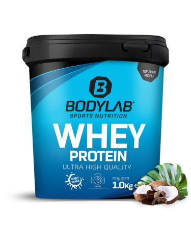 Bodylab24 Whey Protein Powder Chocolate Coconut 1kg Chocolate Coconut 1 kg (1 pack)