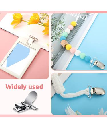 9PCS Metal Pacifier Clips & Chains - Baby Clip Replacement for Braces | YixUtag Schnuller Chain Clips | 25mm Klipp Clips for Pacifiers - Buy Online on GoSupps.com