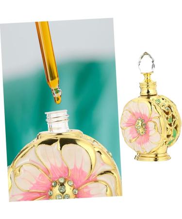 Angoily Perfume Bottle Essential Oil Bottle Glass Essential Oil Bottle Cosmetic Perfume Bottle Decor Glass Containers for Liquids Empty Eye Dropper with Dropper Terrarium Container Rose - Buy Online on GoSupps.com