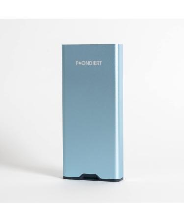 Foond Design Tablets Organizer - High-Quality Aluminum Pill Case for 7-14 Days BPA Free Metallic Blue - Buy Online on GoSupps.com