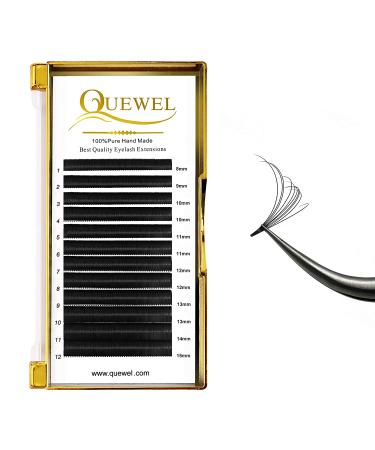 Easy Fan Volume Lashes 0.07D Mix8-15 | Long Lasting Blooming Lashes - 2D-20D Self Fanning Volume Extensions - Matte Black - Buy Online on GoSupps.com