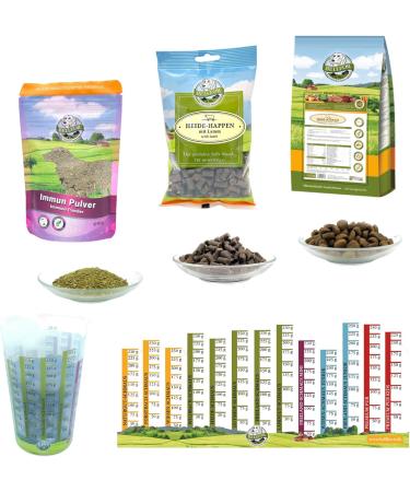 Bellfor Feeding Set Small M nsterl nder croquettes with pastured lamb & wild rabbit meat 2.5 kg and Soft Snacks 200 g with Food supplement for immunity 80 g - Buy Online on GoSupps.com