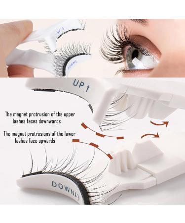 Magnetic Eyelashes Natural Look Magnetic Lashes 1 Pair Reusable Magnetic Lashes Kit with Applicator Durable No Glue Needed Eyelashes Magnetic Wispy Lashes Easy to Wear and Remove - Buy Online on GoSupps.com
