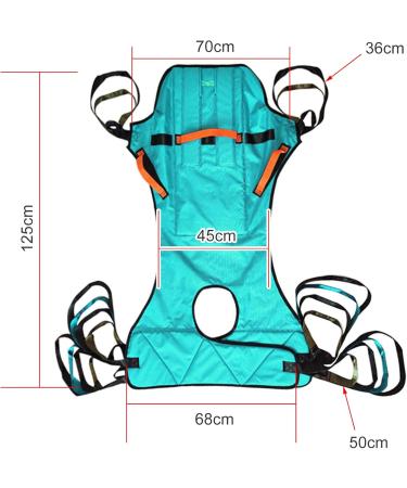Toileting Sling Lift Sling for Cantilevered Patient Lift Adjustable Patient Assist Belt Lift Assist Belt with Commode Hole Seniors Bed Transfer Sling for Elderly Assisted Walking Sling - Buy Online on GoSupps.com