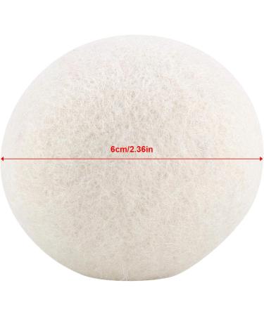 Wool Dryer Balls Reduce Static Wool Fiber Wool Dryer Ball Laundry Wool Balls Wool Balls for Home Hotel Apartment Dorm Room - Buy Online on GoSupps.com
