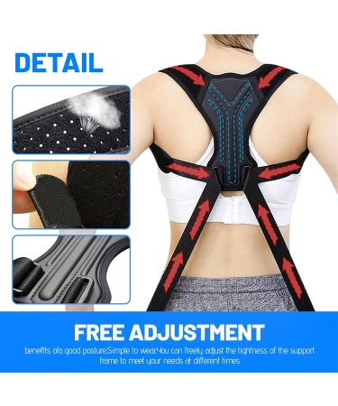 Adjustable Back Posture Corrector Invisible Anti-Hunchback Shoulder Neck Clavicle Fixation Correction Belt for Student and Adult (Size : X-Large) Medium - Buy Online on GoSupps.com