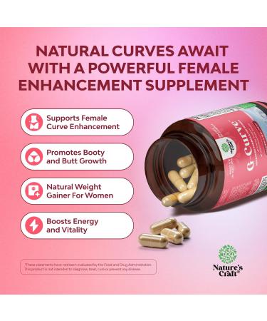 Bundle of G-Curve Butt and Breast Enhancement Pills - Herbal Enhancer May Support Body Sculpting Curves and Turmeric Gummies for Adults Peach Flavor - Extra Strength Joint Support Gummies - Buy Online on GoSupps.com