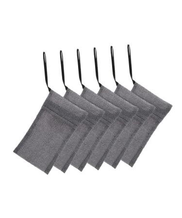 CANIGHT 6pcs Soap Bag Soaps Bath Soap Body Scrubber Bag Exfoliating Sponge Pouch Facial Sponges Polyester
