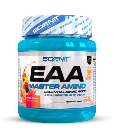 EAA Powder - EAA - EAA Master Amino - 9 EAA Amino Acids - Essential Amino Acids - Essential Amino Acid - Essential Amino Acids - Amino Acids - 390g (Fruit punch)