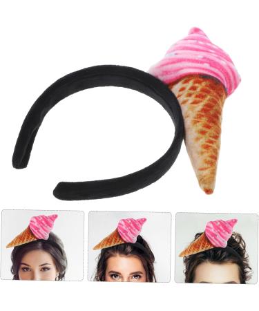 FRCOLOR Ice Cream Headband for Girls Spa Headband Makeup Headband Women's Headbands for Hair Headband for Women Vegetable Headwear Accessories - Buy Online on GoSupps.com