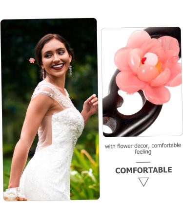 FRCOLOR chopsticks decor hair jewelry hair clips for girls Chinese hair accessories for women hair stick for women flower hair stick long hair chopstick women's Hairpin Ebony Costume - Buy Online on GoSupps.com