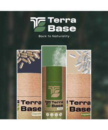 Terrabase 100% Natural Base Powder - 210g for 60 Portions | Vegan Magnesium Calcium Zinc & Manganese | Acid-Base Balance & Pleasant Lemongrass Aroma - Shop Now! - Buy Online on GoSupps.com