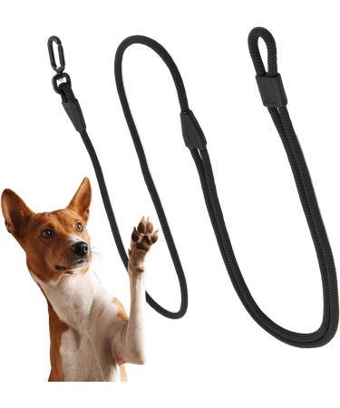 Hands-Free Dog Leash - 2m Adjustable Belly Belt 3-in-1 Running & Training Leash for Large & Small Dogs - Rope Leash in Black - Buy Online on GoSupps.com
