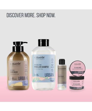 Co Washing Micellar Cleansing Conditioner | 98% Natural Vegan Coconut Oil & Moringa | Best Deep Conditioner for Curly & Dry Hair - 8.5 Fl Oz - Buy Online on GoSupps.com