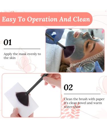 8 Pieces Soft Facial Fan Brushes - Multi-Use Makeup Tools for Blush Foundation Face Masks & Glycolic Peel - Ideal for Estheticians - Buy Online on GoSupps.com