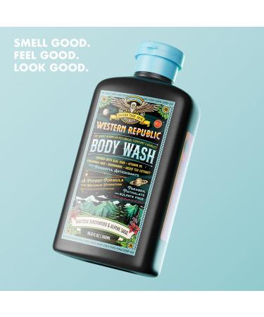 Men's Body Wash | Nautical Birchwood & Alpine Sage and Aviator's Eucalyptus & Fresh Citrus | Hydrating & Anti-Aging Formula with Aloe Niacinamide & Hyaluronic Acid (2 Pack) | Made in USA - Buy Online on GoSupps.com