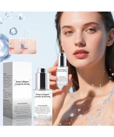 Deep Collagen Cream in Serum Instant Face Lift Serum for Women & Men Anti-Aging Facial Treatment Hydrating & Firming Day/Night Cream Visibly Lifts & Smooths Skin (3) - Buy Online on GoSupps.com