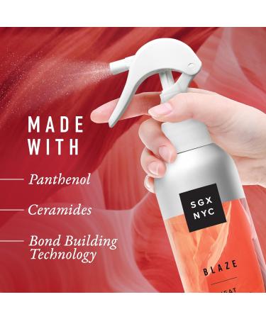 SGX NYC Blaze Leave-In Heat Protection Spray - Ceramide-Infused Heat Protector for Damaged Hair - 7.2 oz - International Shipping Available - Buy Online on GoSupps.com