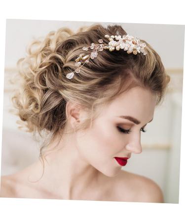 minkissy Pearl Hair Comb Hair Jewels Girls Barrettes for Hair Bridal Girls Tiara Prom Hair Accessories Hair Clips for Girls Rhinestone Hair Comb Bride Headband Crystal Wedding - Buy Online on GoSupps.com