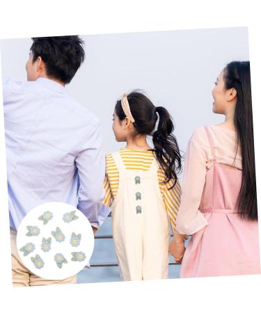 Lurrose 30 Pcs Embroidery Accessories Girls Clothes Woven Pendant Light Shade Flower Applique Clothing Dress Bluex3pcs 2.8X2.2cmx3pcs - Buy Online on GoSupps.com