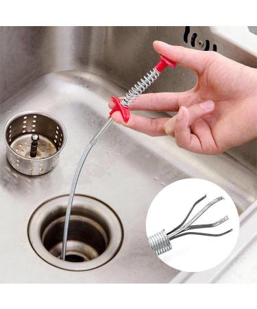Buy Sewer Cleaning Hook | Eco-Friendly Kitchen Clog Remover & Hair Tool - No Chemicals Needed - Buy Online on GoSupps.com