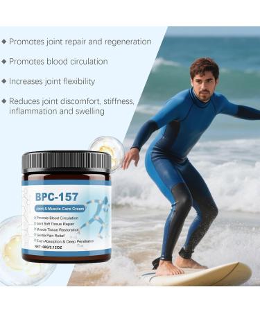  G n rique Knee Cream | 60g Body Ointment Soothing Cream for Men and Athletes Home Travel Gym Post-Workout Recovery Relaxation Ritual - Buy Online on GoSupps.com