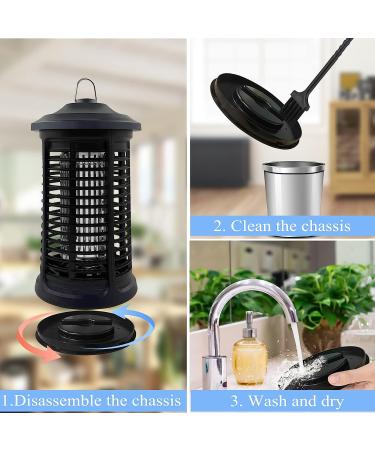 4200V Electric Bug Zapper Indoor/Outdoor - High Powered Mosquito Killer, Waterproof Fly Trap Lamp - for Home, Garden, Backyard, Camping - Buy Online on GoSupps.com