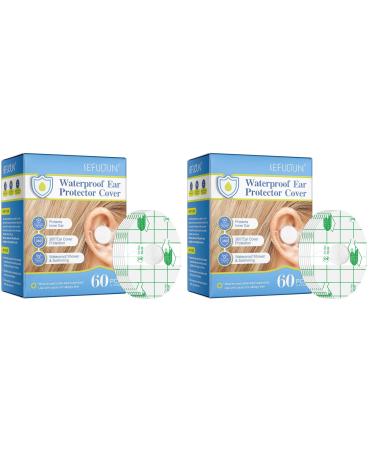 Baby Waterproof Ear Stickers - 120 Disposables Ear Covers For Shower - Ear Protectors For Swimming - Snorkeling Ear Stickers | For Baby Swimming Bathing