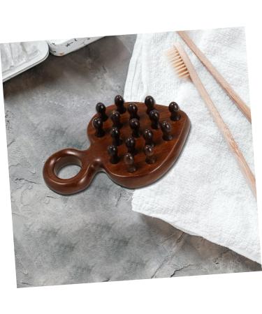 Buy Sewoart Wooden Scalp & Curly Hair Comb | Comfortable Portable Massage Comb for Women | No Static Durable Design | 12.10x8.50cm Brown - Buy Online on GoSupps.com
