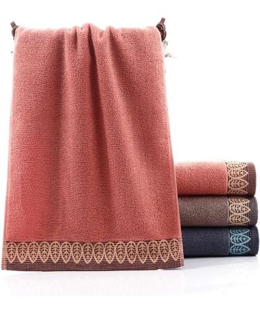 Cotton Leaf Embroidery Face Wash Hand Towel - Small Bath Towel in Cotton Yarn (Color E, 1pcs) - Buy Online on GoSupps.com