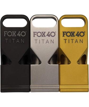Buy Fox 40 Titan Premium Two-Tone Titanium Pipe Gold - International Shipping Available - Buy Online on GoSupps.com