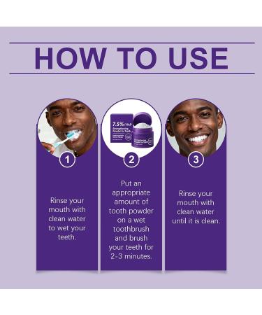 Remineralizing Dental Powder 100g Natural Whitening Beauty Products Powder for Sensitive Teeth Daily Use Night Bedtime Bath Home School Travel Vacation Camping Hotel Re - Buy Online on GoSupps.com